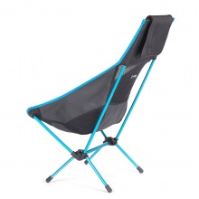 Helinox Campingstuhl Chair Two (hohe Rückenlehne stützt Rücken, Nacken und Schulter) schwarz/blau